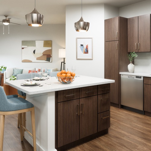 Spacious kitchens with thoughtful details