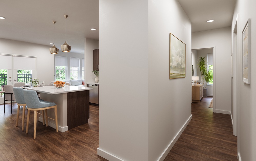 The Cypress - 3 bedroom floorplan layout with 2 bathrooms and 1341 square feet