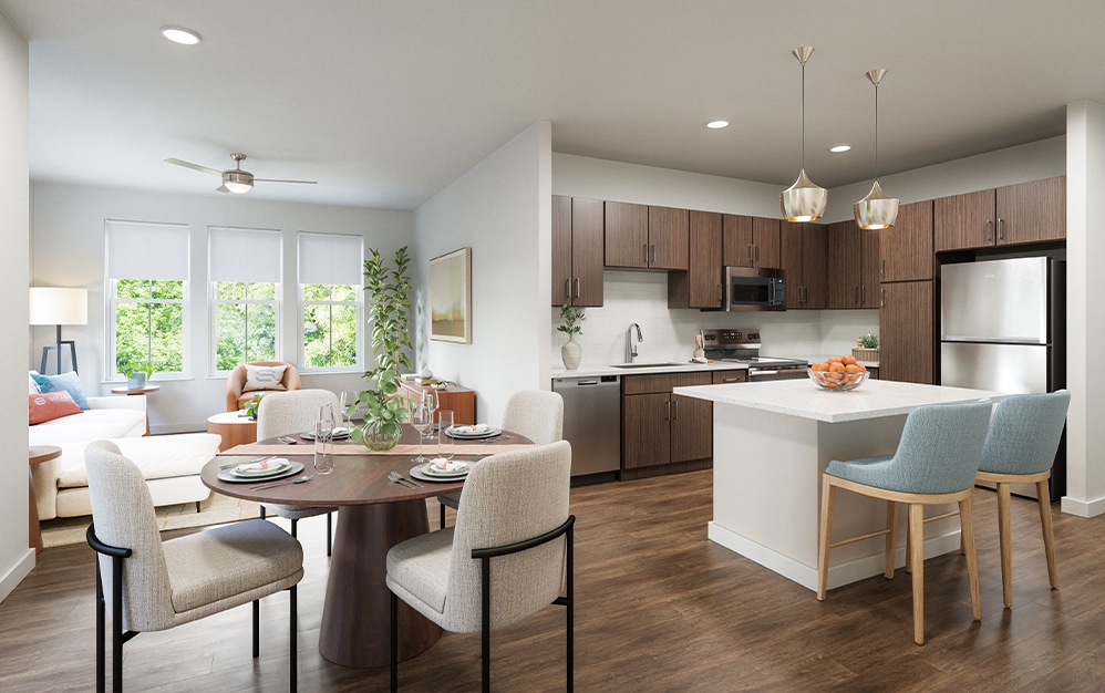 The Cypress - 3 bedroom floorplan layout with 2 bathrooms and 1341 square feet