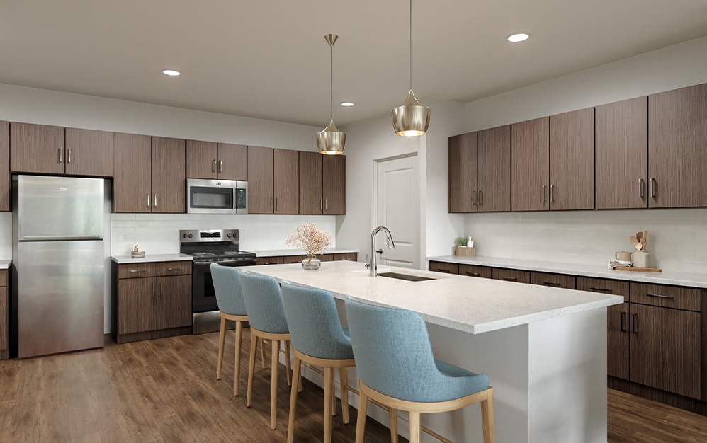 The Nola - 2 bedroom floorplan layout with 2 bathrooms and 1124 square feet