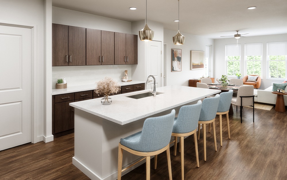 The Nola - 2 bedroom floorplan layout with 2 bathrooms and 1124 square feet
